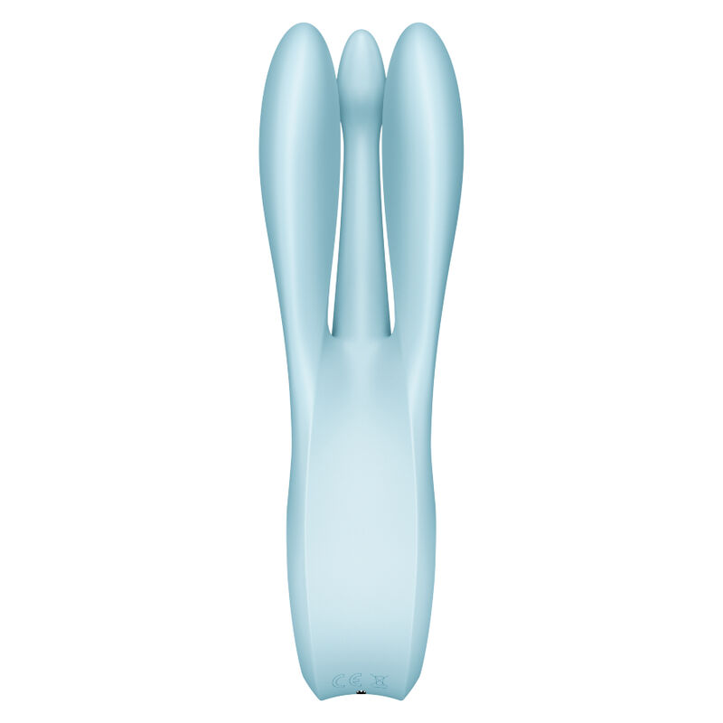 Satisfyer - Threesome 1 Vibrador Azul 1 Satisfyer - Threesome 1 Vibrador Azul