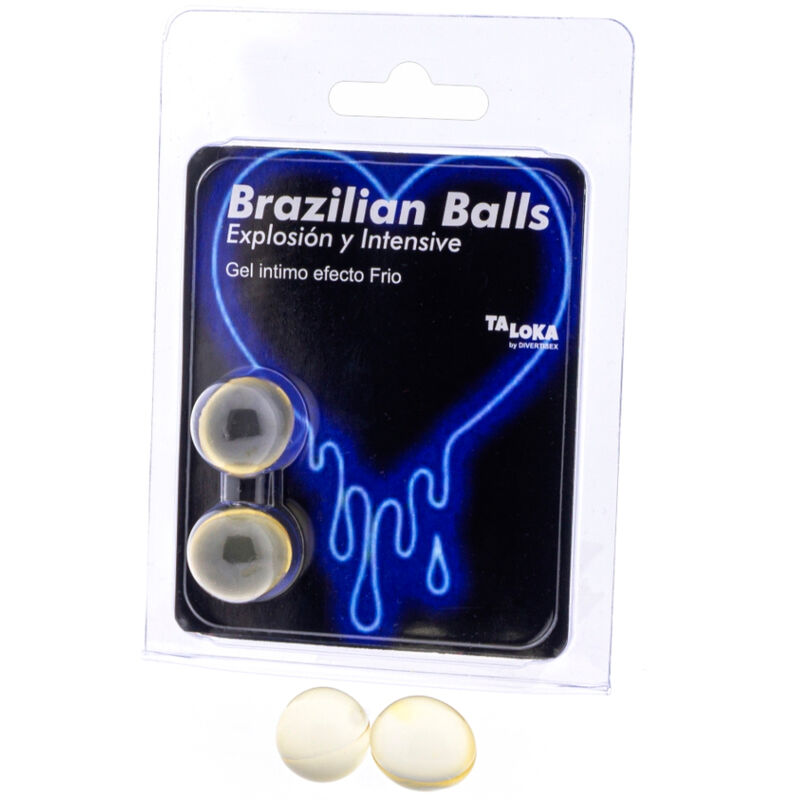 Taloka - Brazilian Balls Gel Excitante Efecto Frio Y Vibración 2 Bolas 1 Taloka - Brazilian Balls Gel Excitante Efecto Frio Y Vibración 2 Bolas