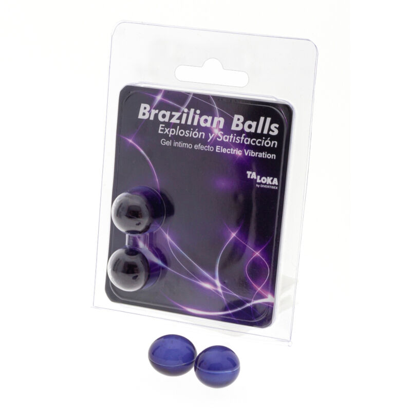 Taloka - Brazilian Balls Gel Excitante Efecto Vibración Eléctrica 2 Bolas 1 Taloka - Brazilian Balls Gel Excitante Efecto Vibración Eléctrica 2 Bolas