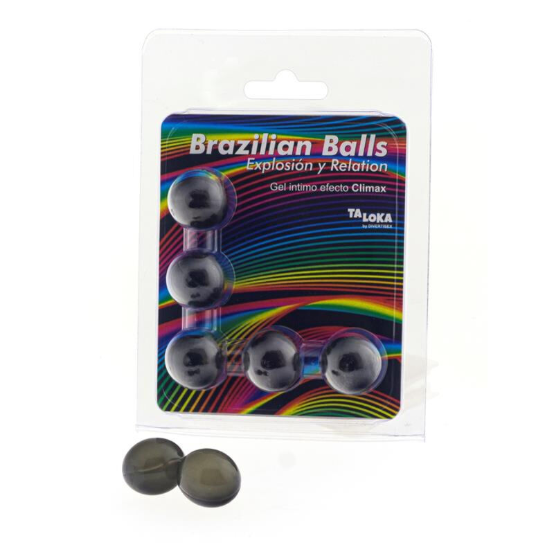 Taloka - Brazilian Balls Gel Excitante Efecto Climax 5 Bolas 1 Taloka - Brazilian Balls Gel Excitante Efecto Climax 5 Bolas