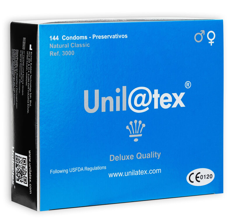 Unilatex - Preservativos Naturales 144 Uds 1 Unilatex - Preservativos Naturales 144 Uds
