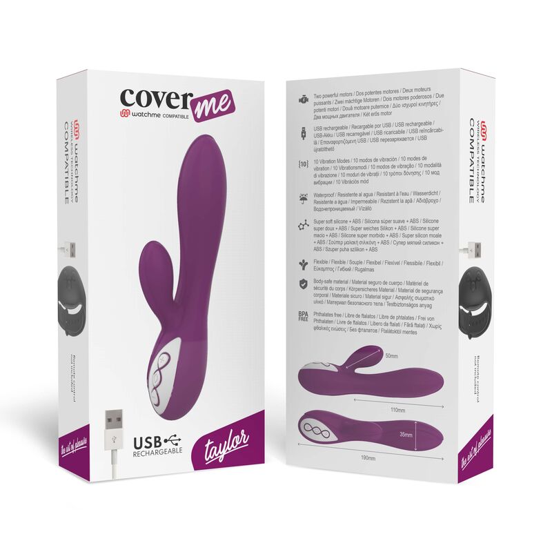 Coverme - Taylor Vibrador + Mando Control Remoto Watchme 6 Coverme - Taylor Vibrador + Mando Control Remoto Watchme - Imagen 6