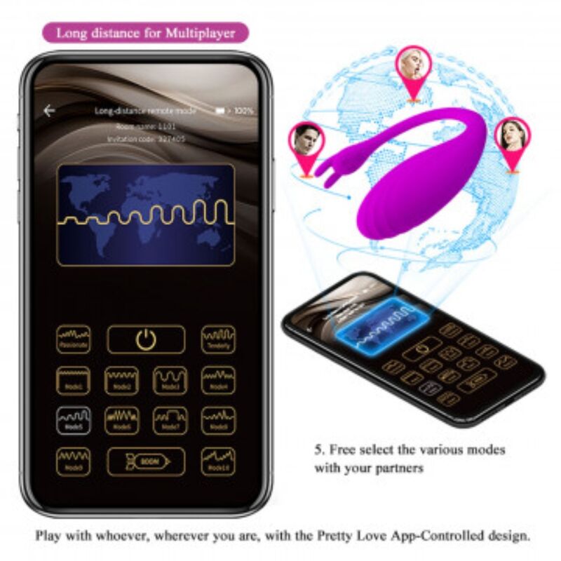Pretty Love - Catalina Masajeador Free App Lila 4 Pretty Love - Catalina Masajeador Free App Lila - Imagen 4