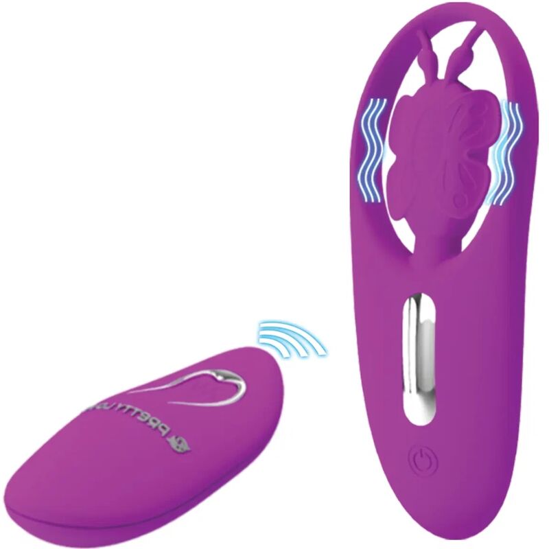 Pretty Love - Dancing Butterfly Estimulador Para Braguita Con Control Remoto Lila 1 Pretty Love - Dancing Butterfly Estimulador Para Braguita Con Control Remoto Lila