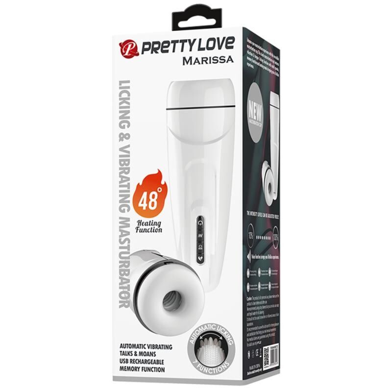 Pretty Love - Marissa Masturbador Masculino Vibración, Calor, Voz Y Succión 11 Pretty Love - Marissa Masturbador Masculino Vibración, Calor, Voz Y Succión - Imagen 11