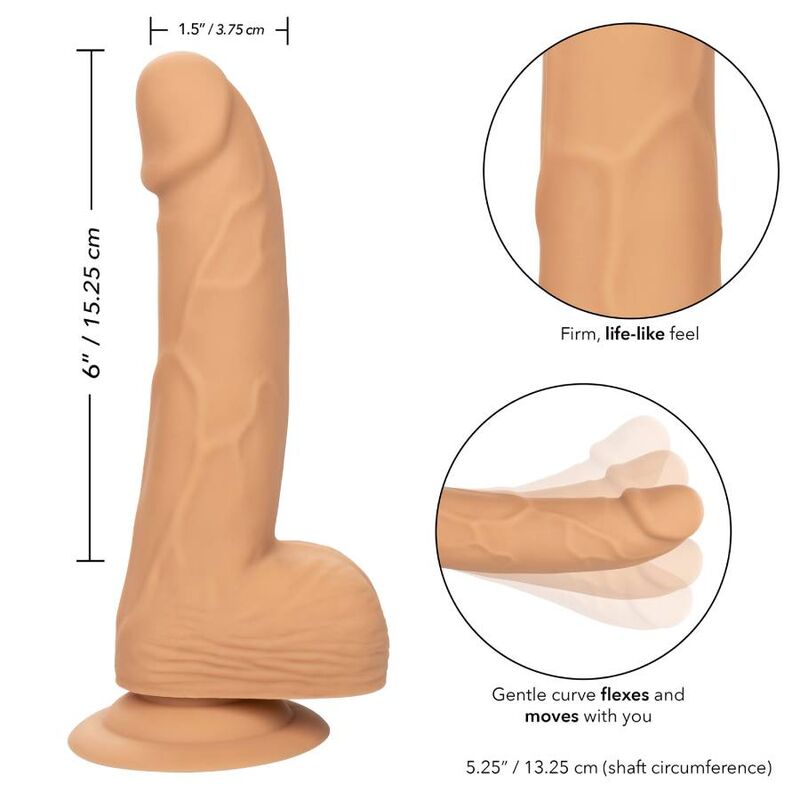 Calexotics - Silicone Studs 15.24 Cm Skin 2 Calexotics - Silicone Studs 15.24 Cm Skin - Imagen 2