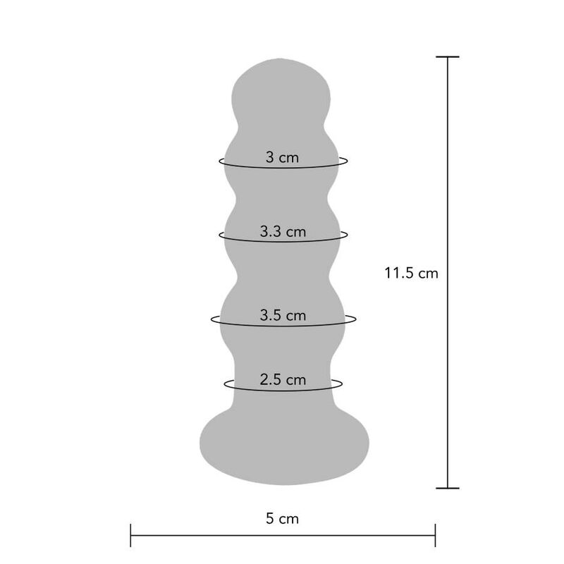 Toyjoy - Buttocks The Radiant Glass Buttplug 2 Toyjoy - Buttocks The Radiant Glass Buttplug - Imagen 2