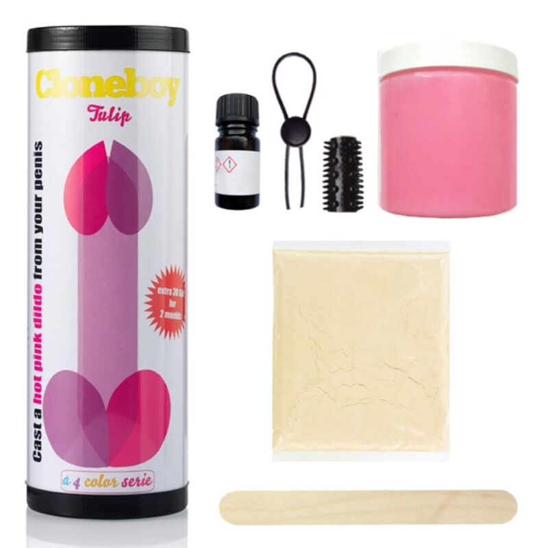Cloneboy - Dildo Tulip Rosa Intenso 1 Cloneboy - Dildo Tulip Rosa Intenso