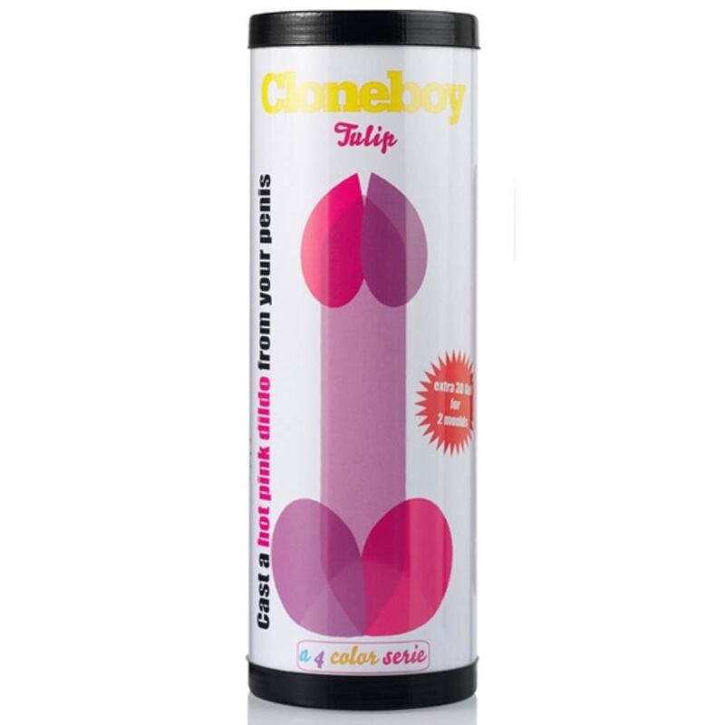 Cloneboy - Dildo Tulip Rosa Intenso 2 Cloneboy - Dildo Tulip Rosa Intenso - Imagen 2