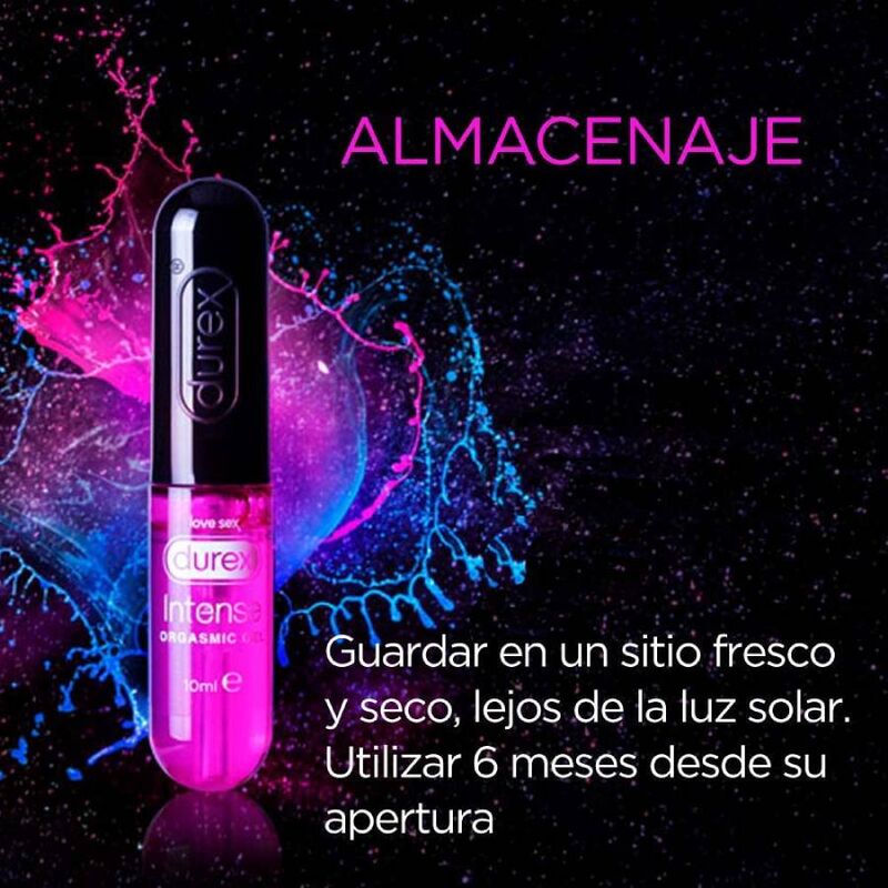 Durex - Gel Lubricante Intense Orgasmic 10Ml 2 Durex - Gel Lubricante Intense Orgasmic 10Ml - Imagen 2