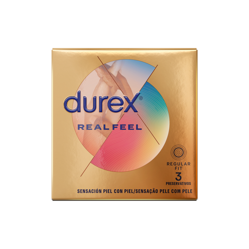 Durex - Real Feel Preservativos 3 Unidades 2 Durex - Real Feel Preservativos 3 Unidades - Imagen 2