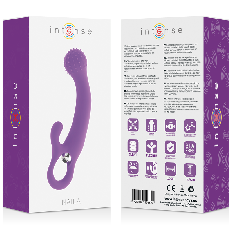 Intense - Naila Vibrating Silicone Lila 6 Intense - Naila Vibrating Silicone Lila - Imagen 6