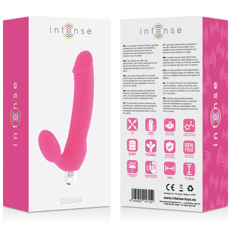 Intense - Sugar Seven Speeds Silicone Fushsia 6 Intense - Sugar Seven Speeds Silicone Fushsia - Imagen 6