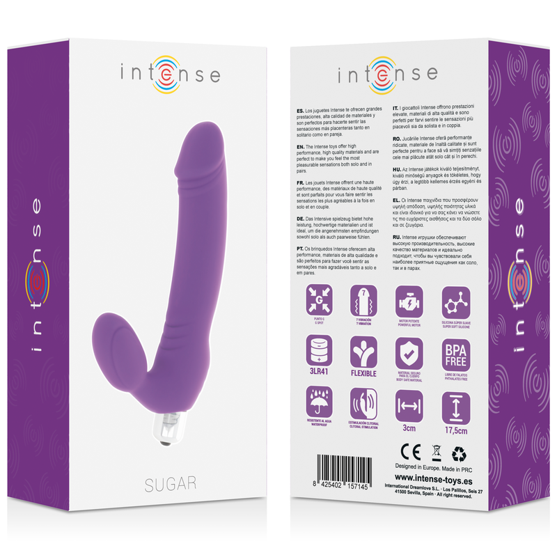 Intense - Sugar Seven Speeds Silicone Lila 6 Intense - Sugar Seven Speeds Silicone Lila - Imagen 6