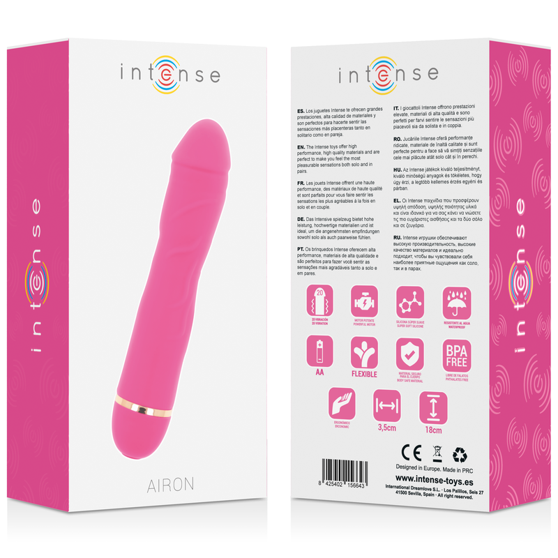 Intense - Airon 20 Speeds Silicone Rosa 6 Intense - Airon 20 Speeds Silicone Rosa - Imagen 6
