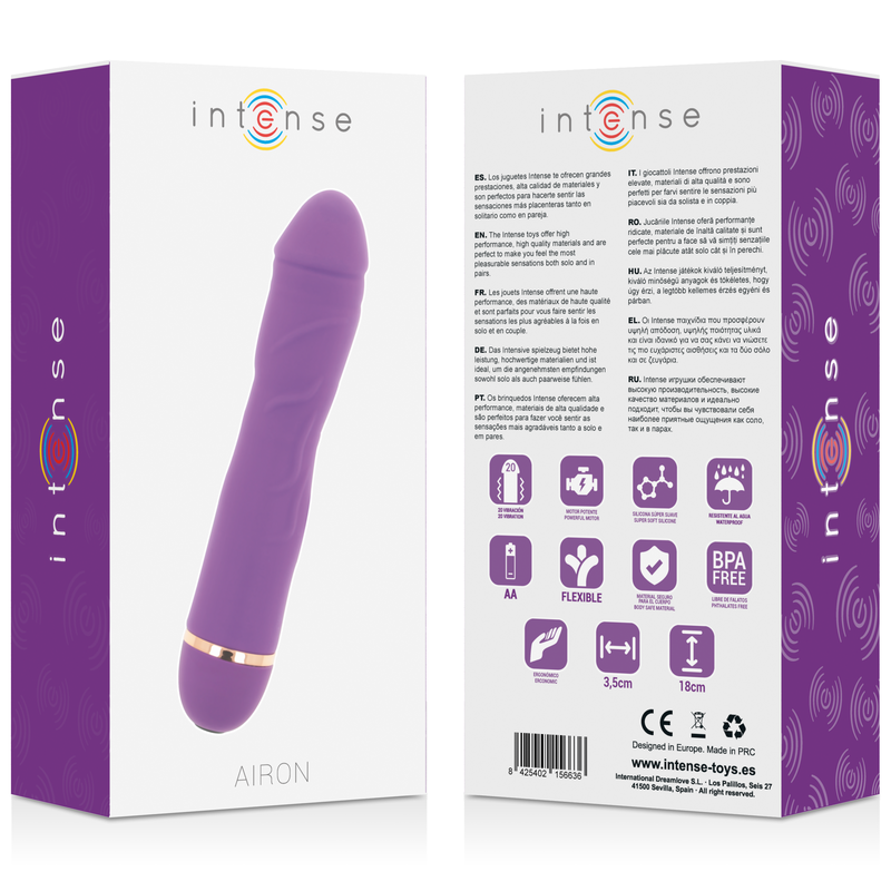 Intense - Airon 20 Speeds Silicone Lila 4 Intense - Airon 20 Speeds Silicone Lila - Imagen 4