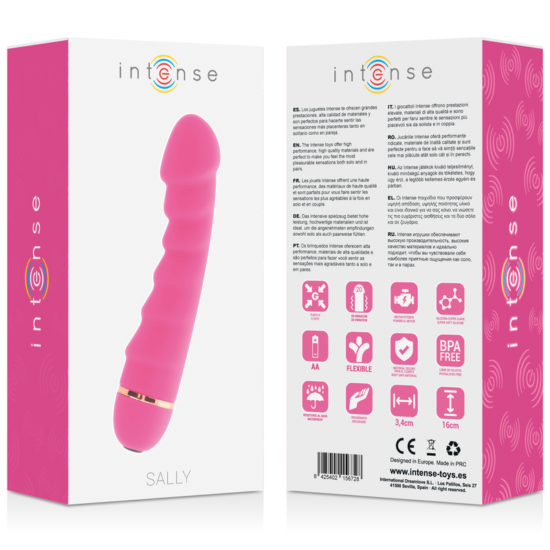 Intense - Sally 20 Speeds Silicone Rosa 6 Intense - Sally 20 Speeds Silicone Rosa - Imagen 6