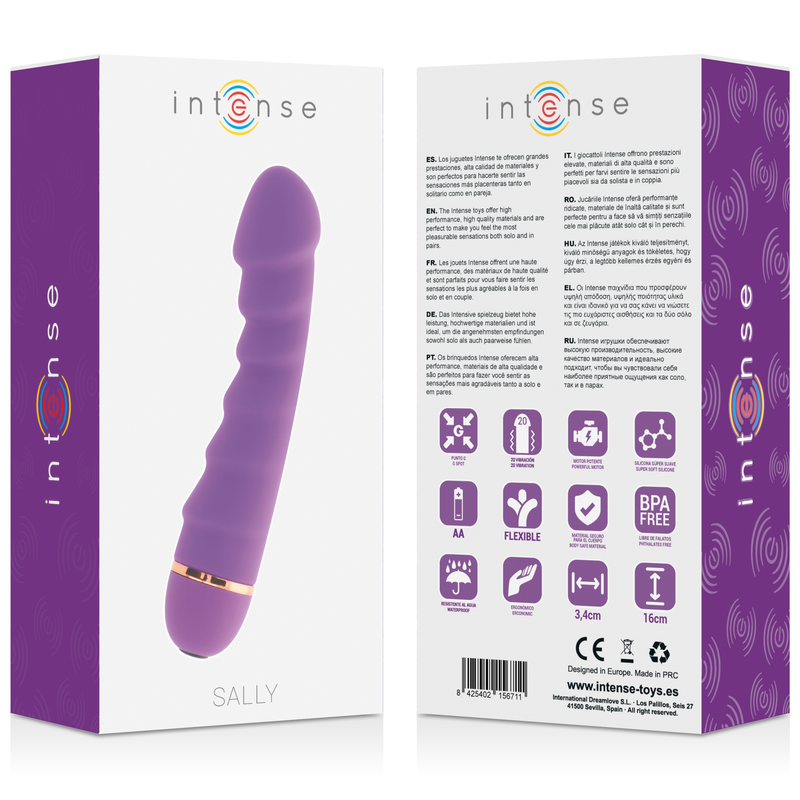 Intense - Sally 20 Speeds Silicone Lila 5 Intense - Sally 20 Speeds Silicone Lila - Imagen 5