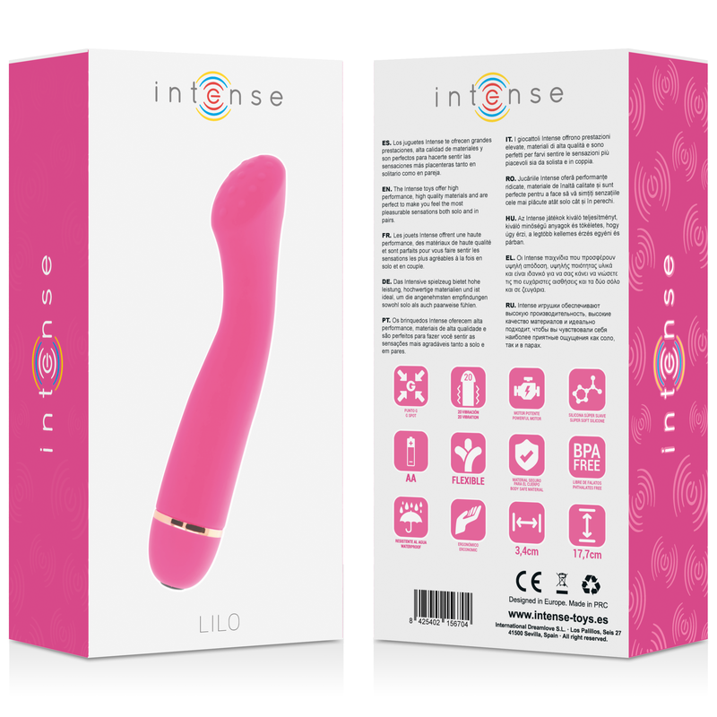 Intense - Lilo 20 Speeds Silicone Rosa 6 Intense - Lilo 20 Speeds Silicone Rosa - Imagen 6