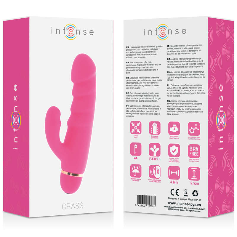 Intense - Crass 20 Speeds Silicone Rosa 6 Intense - Crass 20 Speeds Silicone Rosa - Imagen 6