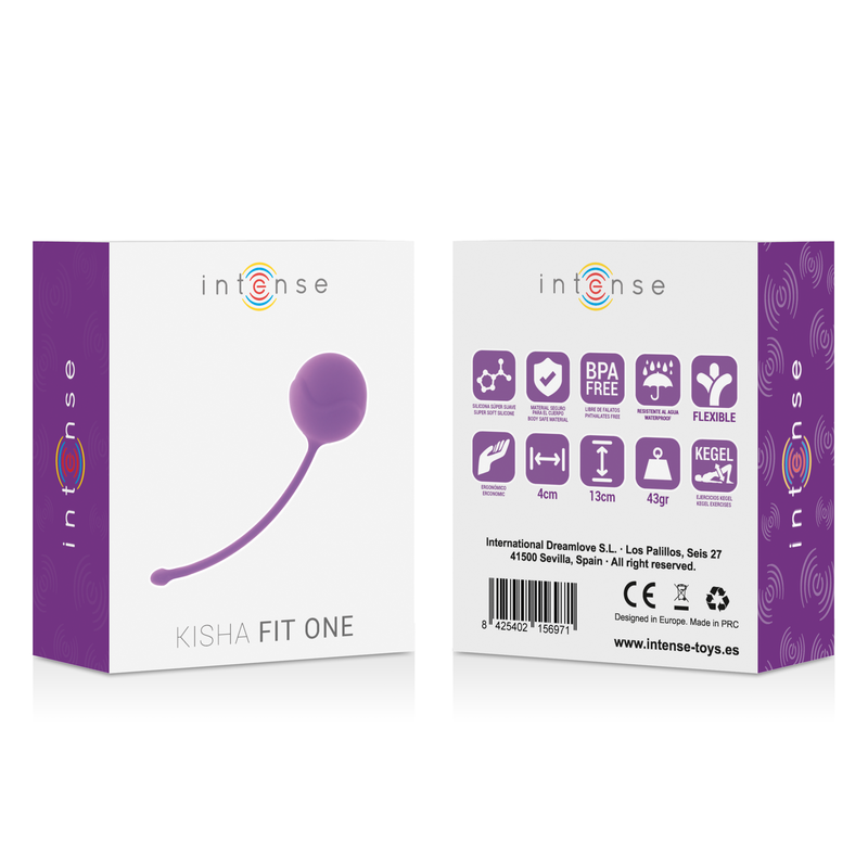 Intense - Kisha Fit One Silicone Kegel Lila 3 Intense - Kisha Fit One Silicone Kegel Lila - Imagen 3
