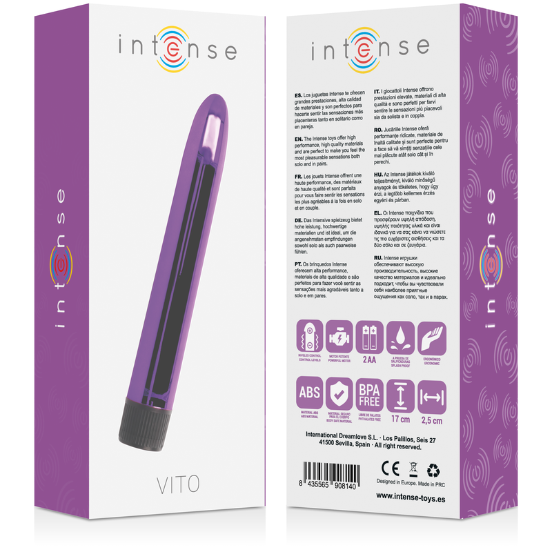 Intense - Vito Vibrador Lila 4 Intense - Vito Vibrador Lila - Imagen 4