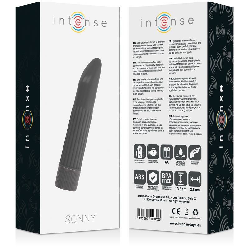 Intense - Sonny Vibrador Negro 4 Intense - Sonny Vibrador Negro - Imagen 4