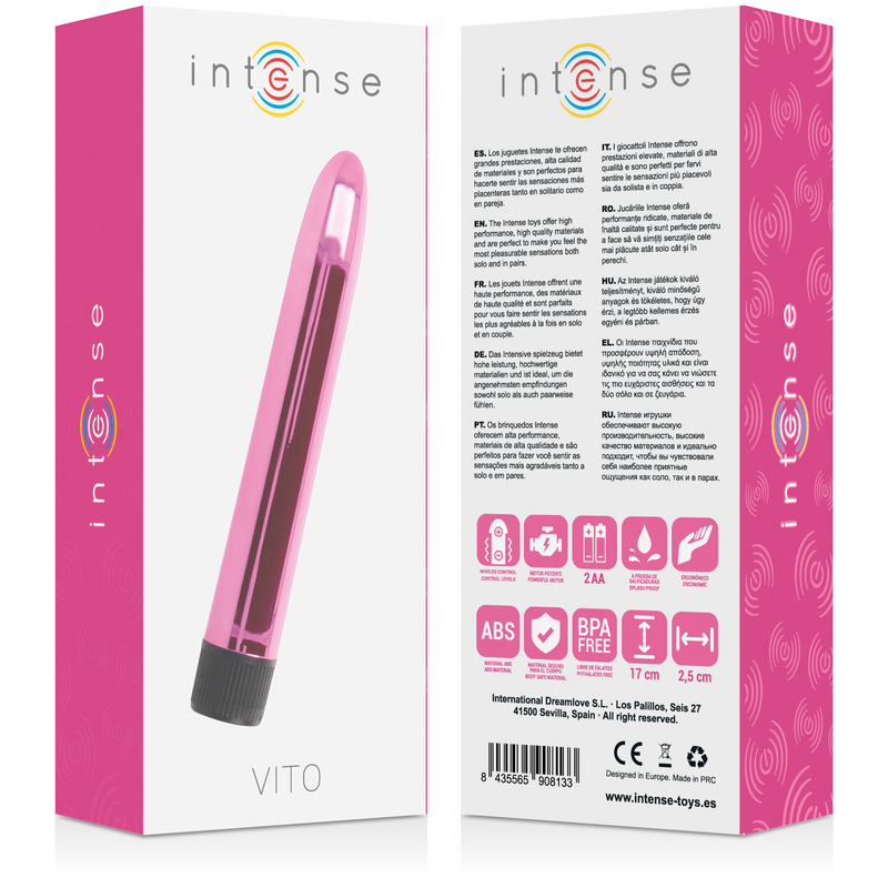 Intense - Vito Vibrador Rosa 4 Intense - Vito Vibrador Rosa - Imagen 4