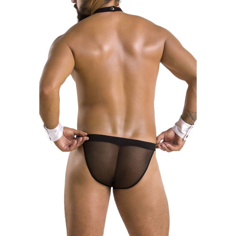 Passion - 036 Slip Alfrojo Negro 4 Passion - 036 Slip Alfrojo Negro - Imagen 4