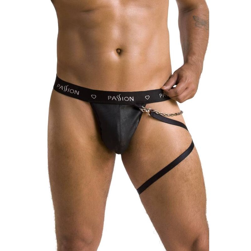 Passion - 058 Tanga Bill Negro 3 Passion - 058 Tanga Bill Negro - Imagen 3