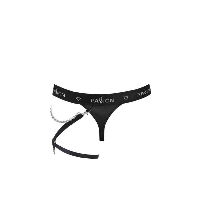 Passion - 058 Tanga Bill Negro 6 Passion - 058 Tanga Bill Negro - Imagen 6