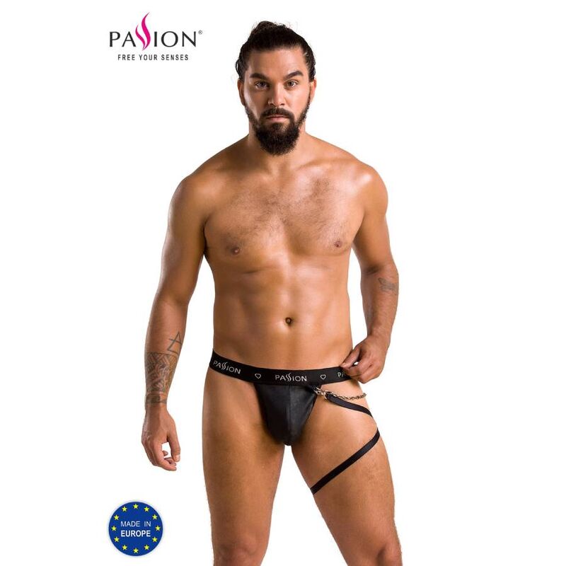 Passion - 058 Tanga Bill Negro 7 Passion - 058 Tanga Bill Negro - Imagen 7