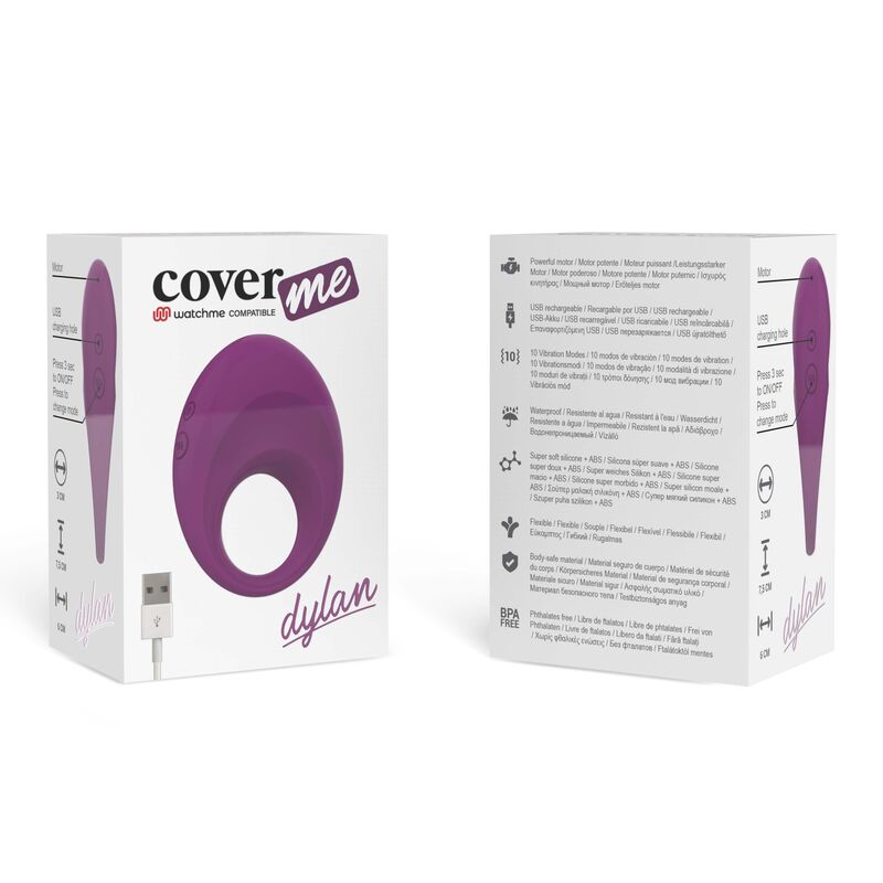 Coverme - Dylan Anillo Recargable + Mando Control Remoto Watchme 6 Coverme - Dylan Anillo Recargable + Mando Control Remoto Watchme - Imagen 6
