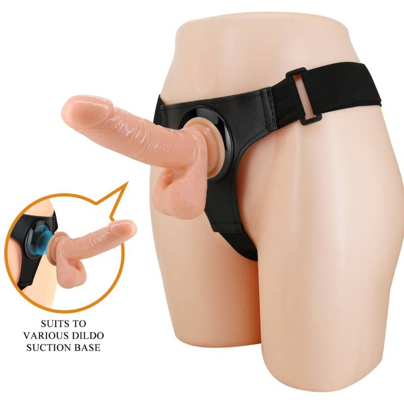 Pretty Love - Harness Briefs Arnés Universal Con Dildo Tom 20 Cm Natural 2 Pretty Love - Harness Briefs Arnés Universal Con Dildo Tom 20 Cm Natural - Imagen 2