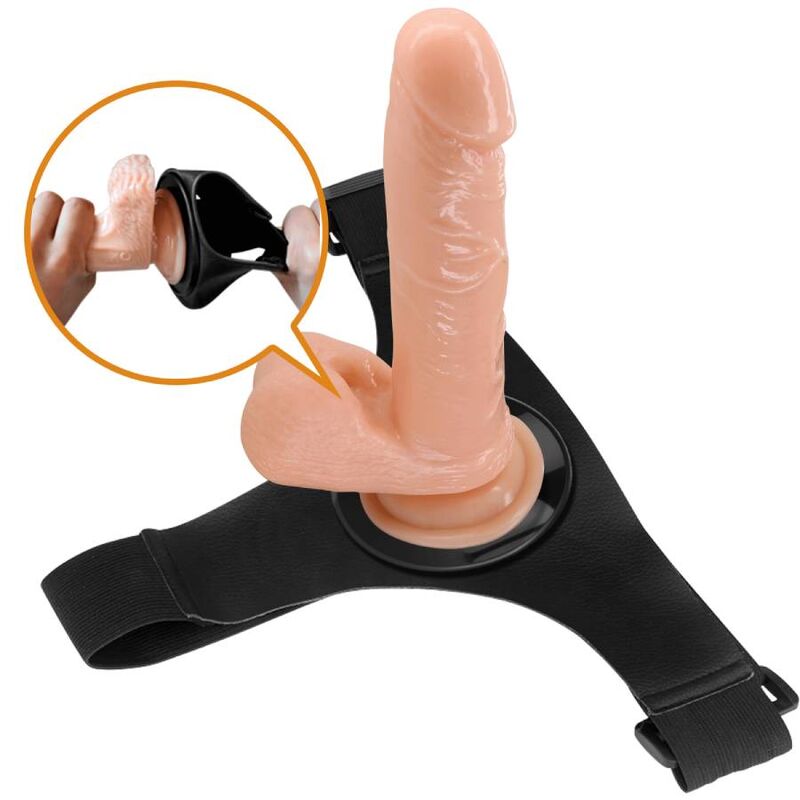 Pretty Love - Harness Briefs Arnés Universal Con Dildo Tom 20 Cm Natural 7 Pretty Love - Harness Briefs Arnés Universal Con Dildo Tom 20 Cm Natural - Imagen 7