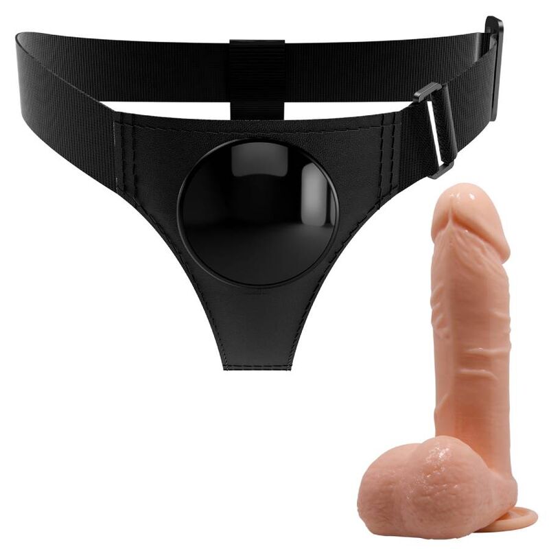 Pretty Love - Harness Briefs Arnés Universal Con Dildo Tom 20 Cm Natural 3 Pretty Love - Harness Briefs Arnés Universal Con Dildo Tom 20 Cm Natural - Imagen 3
