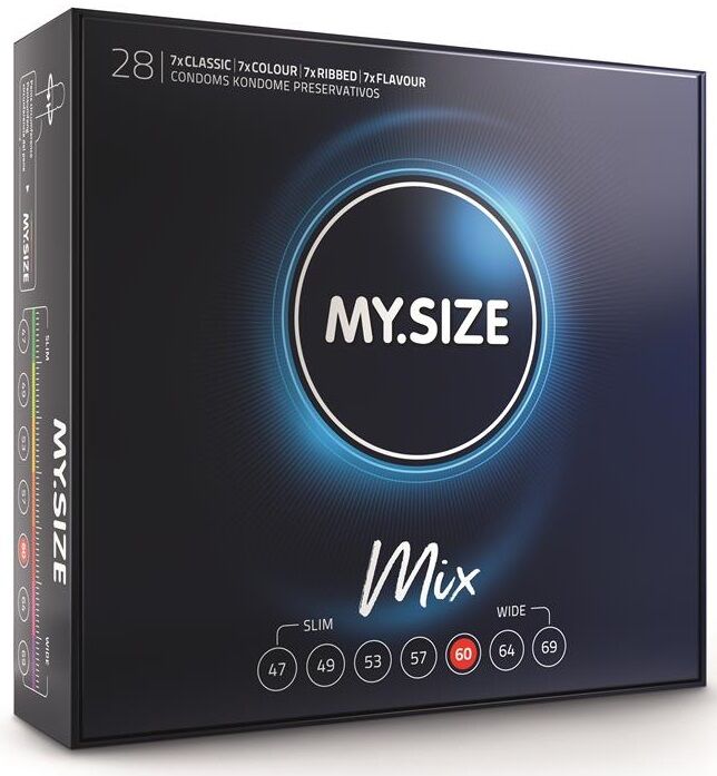 My Size - Mix Preservativos 60 Mm 28 Unidades 1 My Size - Mix Preservativos 60 Mm 28 Unidades