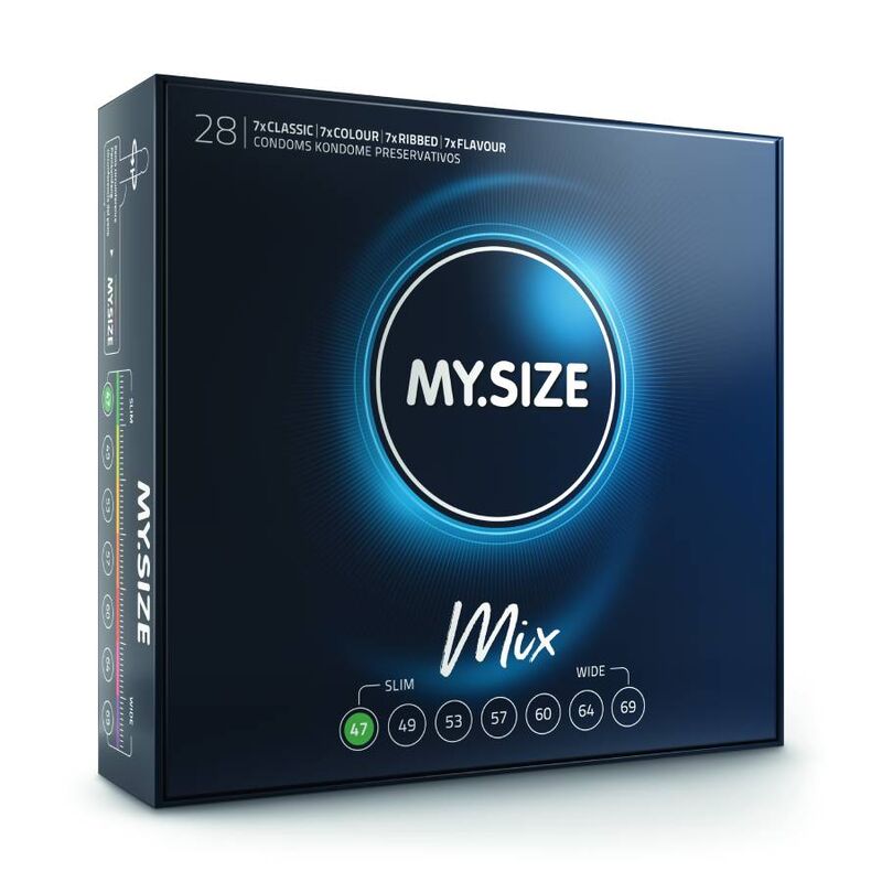 My Size - Mix Preservativos 47 Mm 28 Unidades 1 My Size - Mix Preservativos 47 Mm 28 Unidades