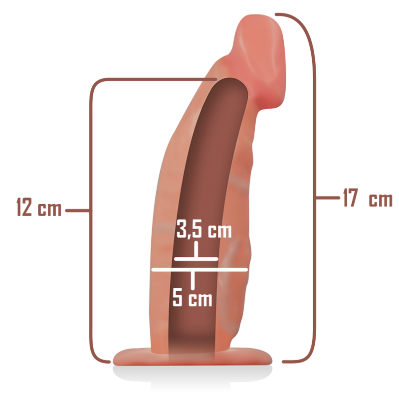 Intense - Arnés Hueco Con Dildo 18 X 3.5 Cm 5 Intense - Arnés Hueco Con Dildo 18 X 3.5 Cm - Imagen 5