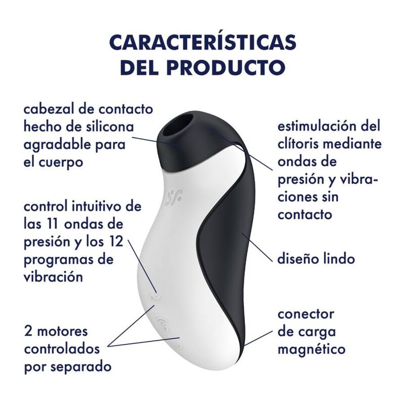 Satisfyer - Orca Air Pulse Stimulator + Vibration 7 Satisfyer - Orca Air Pulse Stimulator + Vibration - Imagen 7