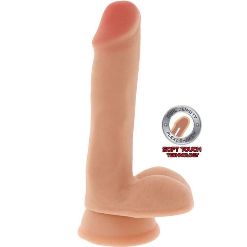 Get Real - Dual Density Dildo 17 Cm Con Testículos Natural 1 Get Real - Dual Density Dildo 17 Cm Con Testículos Natural