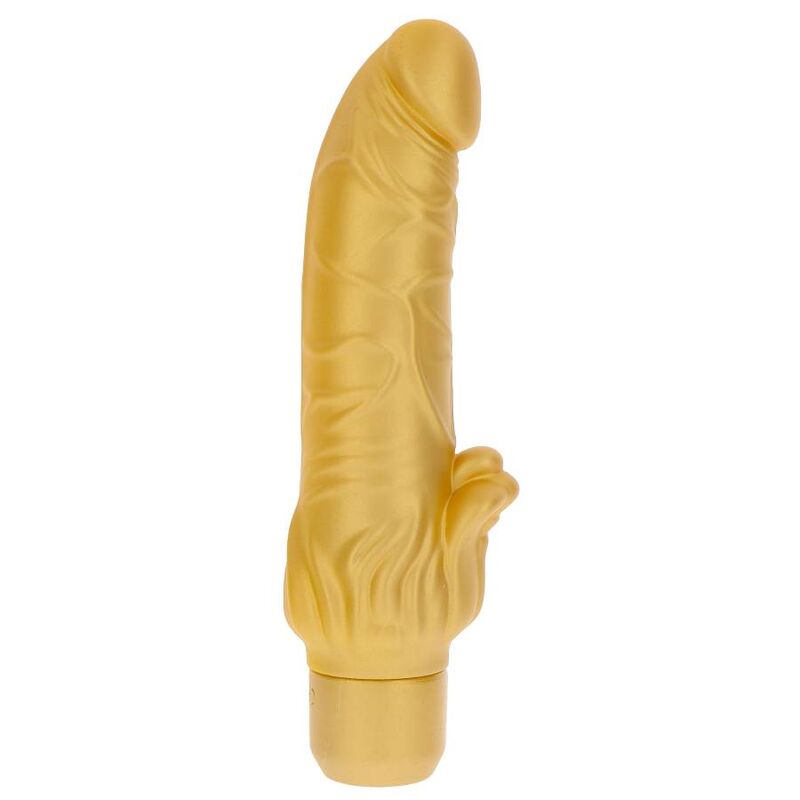 Get Real - Gold Dicker Stim Vibrador Dorado 2 Get Real - Gold Dicker Stim Vibrador Dorado - Imagen 2