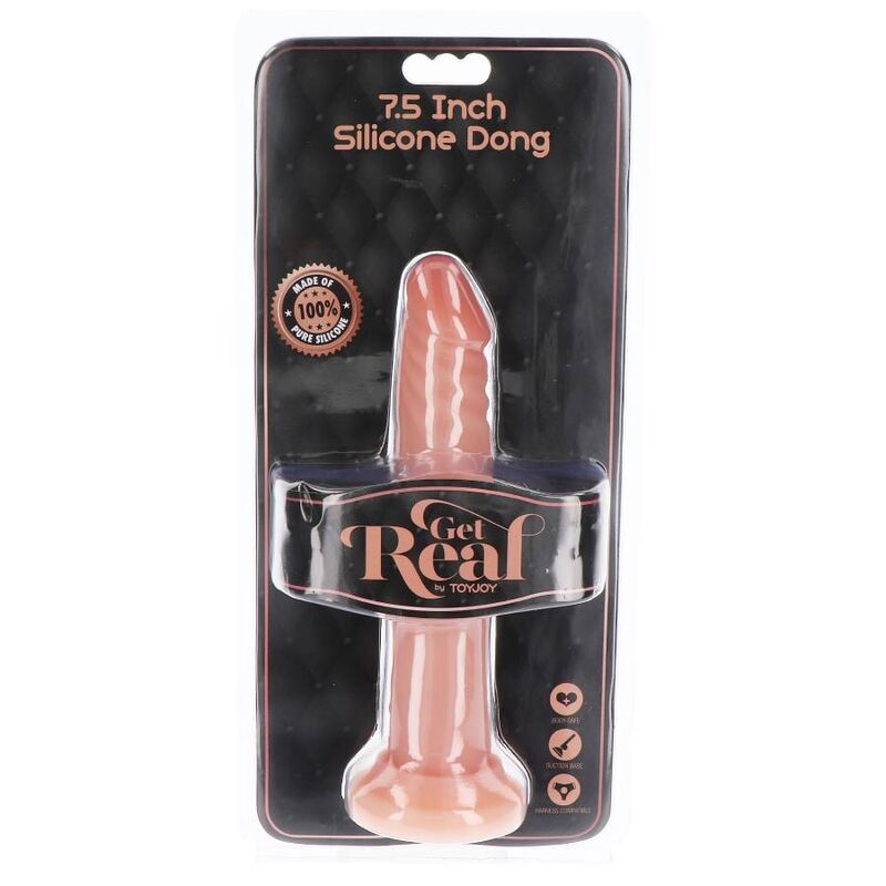 Get Real - Dong Silicona 19 Cm Natural 3 Get Real - Dong Silicona 19 Cm Natural - Imagen 3