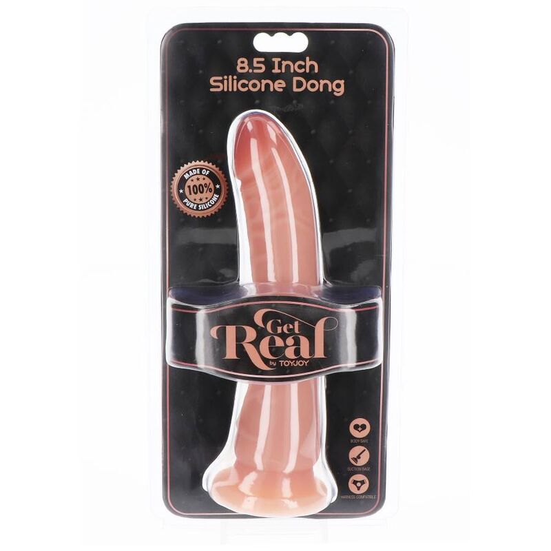 Get Real - Dong Silicona 21 Cm Natural 3 Get Real - Dong Silicona 21 Cm Natural - Imagen 3