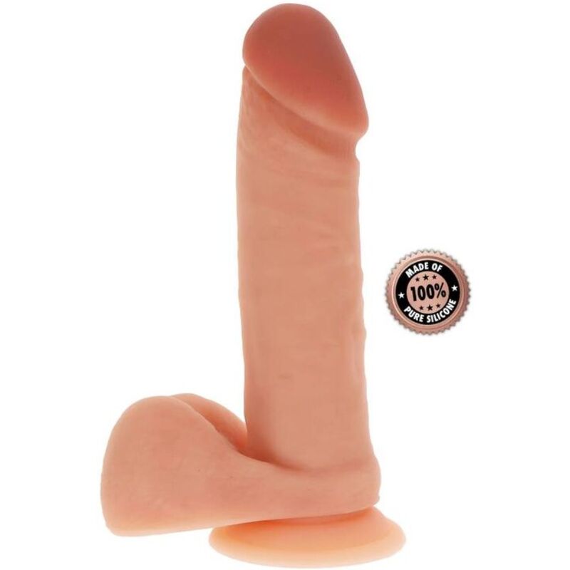 Get Real - Dildo Silicona 20,5 Cm Con Testículos Natural 1 Get Real - Dildo Silicona 20,5 Cm Con Testículos Natural