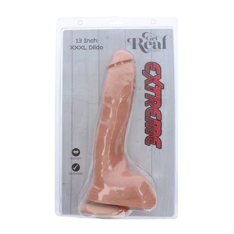 Get Real - Extreme Xxxl Dildo 34 Cm Natural 5 Get Real - Extreme Xxxl Dildo 34 Cm Natural - Imagen 5