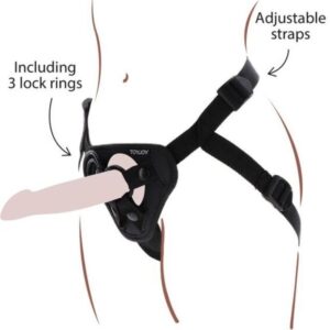 Get Real - Strap-On Harnés Negro