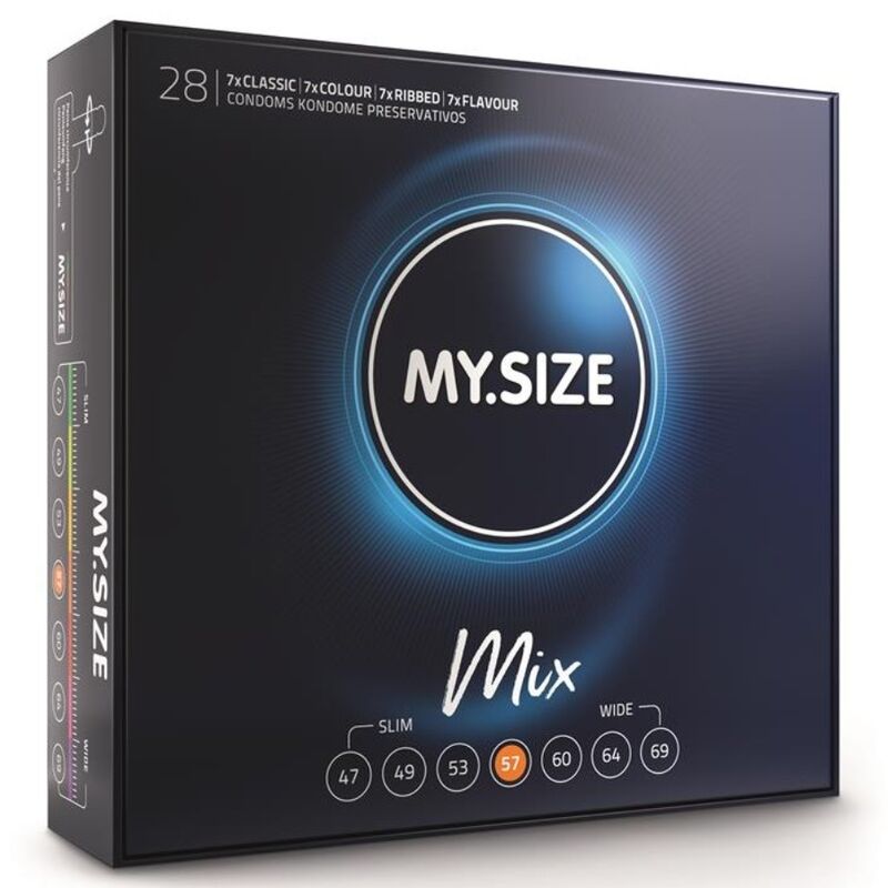 My Size - Mix Preservativos 57 Mm 28 Unidades 1 My Size - Mix Preservativos 57 Mm 28 Unidades
