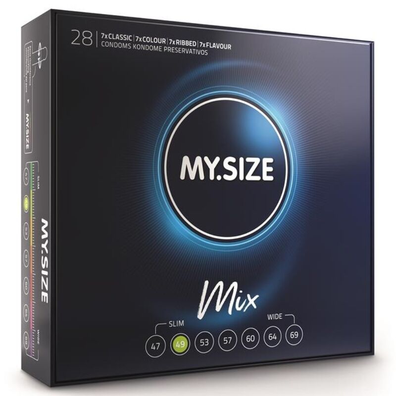 My Size - Mix Preservativos 49 Mm 28 Unidades 1 My Size - Mix Preservativos 49 Mm 28 Unidades