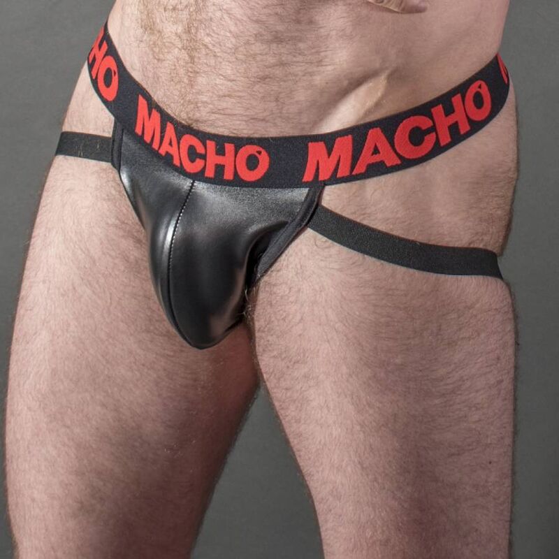 Macho - Mx25Rc Jock Cuero Rojo 6 Macho - Mx25Rc Jock Cuero Rojo - Imagen 6